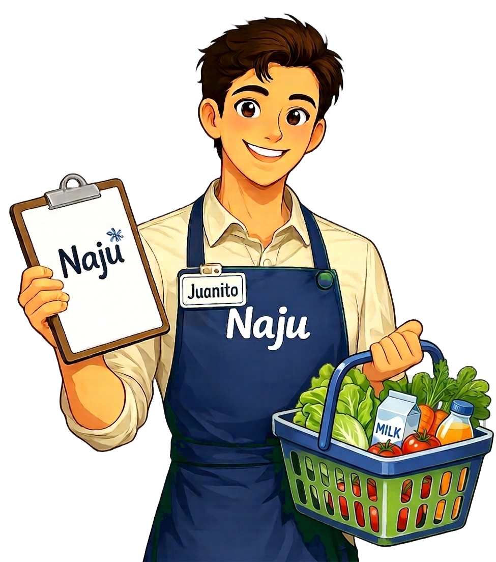 Juanito, asistente personal de compras de Naju